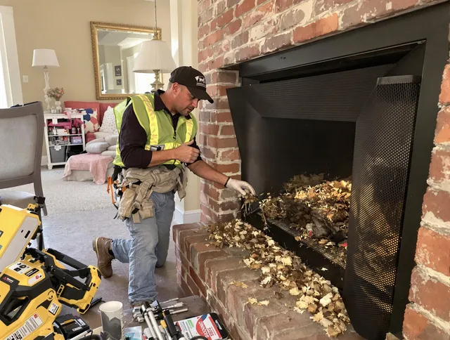 Safe screening installation by Pomona Chimney Sweep in Pomona, CA