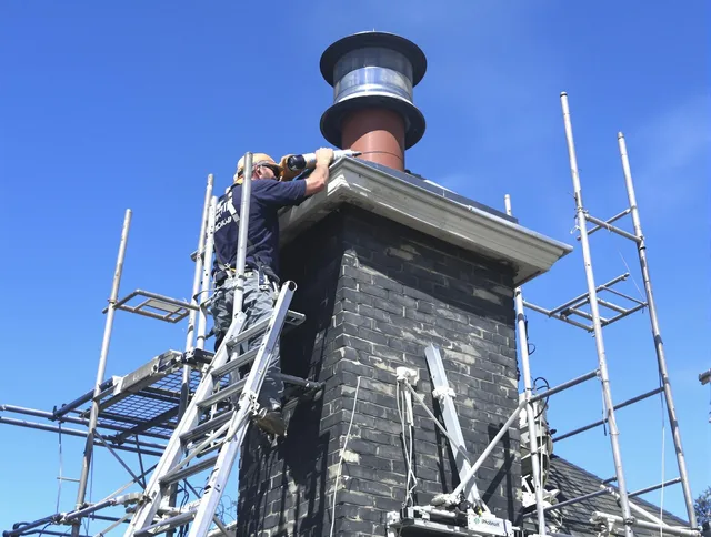 Sturdy chimney crown finished by Pomona Chimney Sweep in Pomona, CA