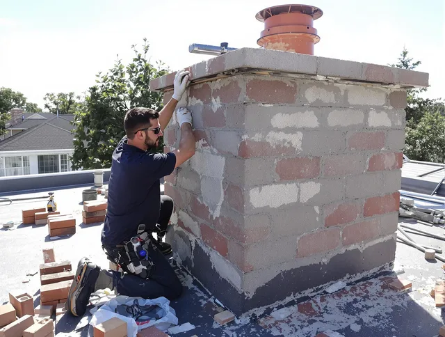 Advanced chimney repair process by Pomona Chimney Sweep in Pomona, CA